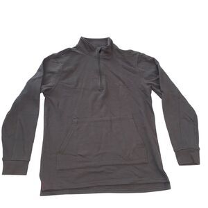 Grand AC Men's Gray 1/4 Zip Pullover Sweater Size M Casual‎